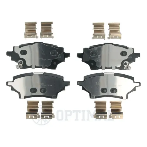 Bremsbelagsatz, Scheibenbremse Hinterachse OPTIMAL BP-12833 Bild Bremsbelagsatz, Scheibenbremse Hinterachse OPTIMAL BP-12833