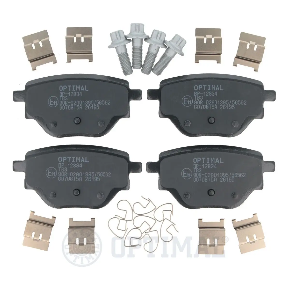 Bremsbelagsatz, Scheibenbremse OPTIMAL BP-12834