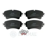 Bremsbelagsatz, Scheibenbremse Hinterachse OPTIMAL BP-12839