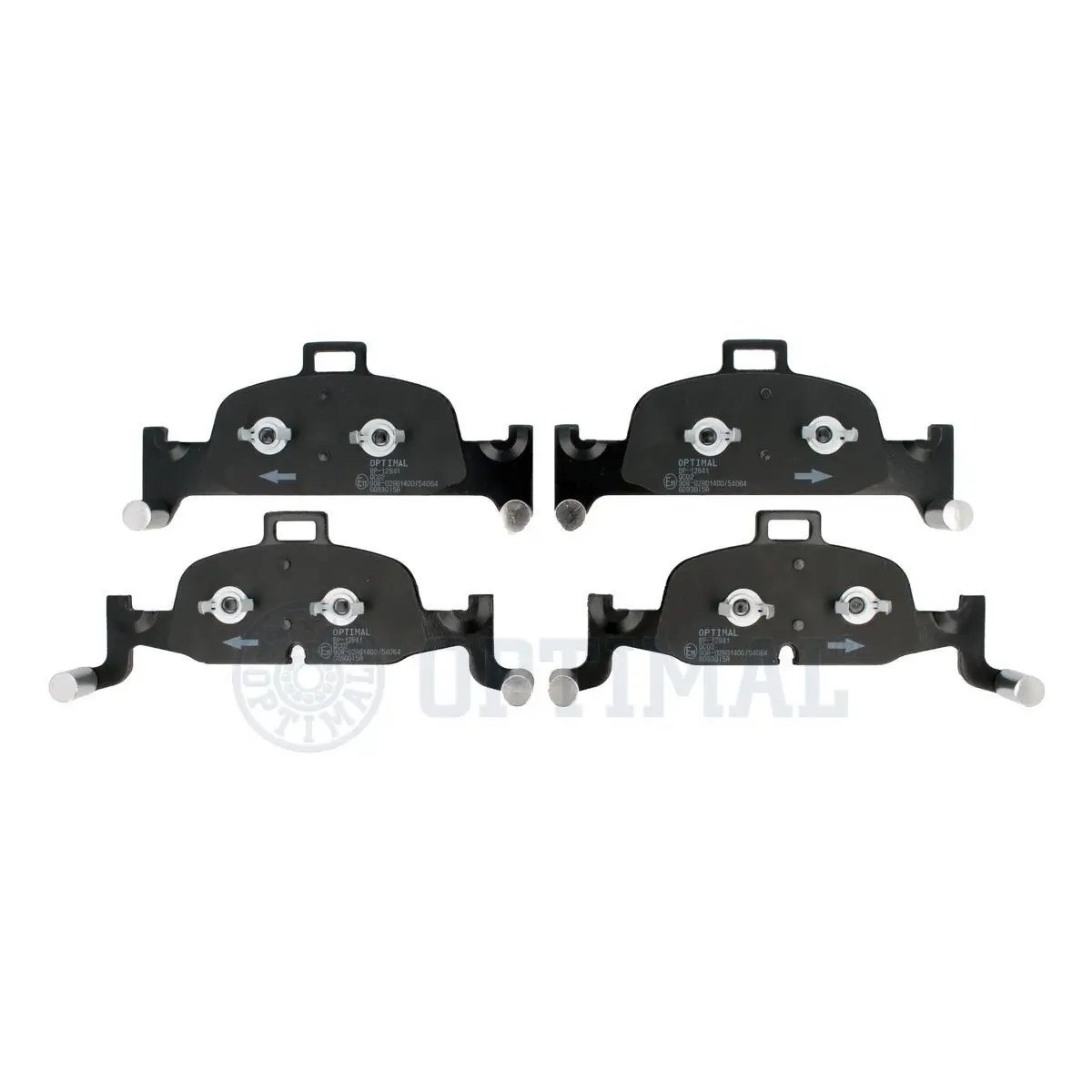 Bremsbelagsatz, Scheibenbremse Vorderachse OPTIMAL BP-12841