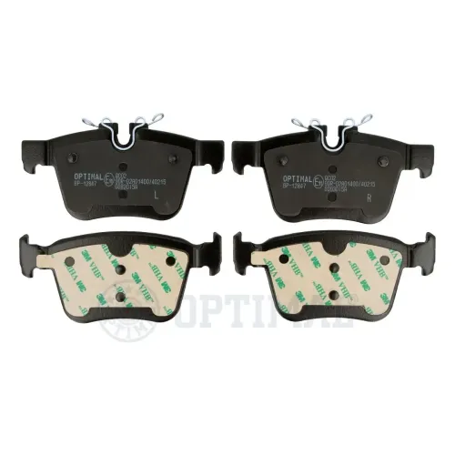 Bremsbelagsatz, Scheibenbremse Hinterachse OPTIMAL BP-12847 Bild Bremsbelagsatz, Scheibenbremse Hinterachse OPTIMAL BP-12847