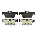 Bremsbelagsatz, Scheibenbremse Hinterachse OPTIMAL BP-12854
