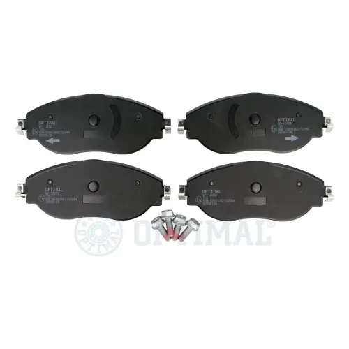 Bremsbelagsatz, Scheibenbremse Vorderachse OPTIMAL BP-12858 Bild Bremsbelagsatz, Scheibenbremse Vorderachse OPTIMAL BP-12858