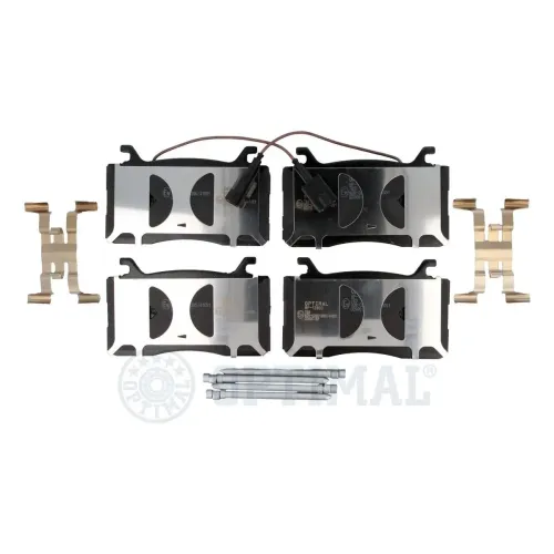 Bremsbelagsatz, Scheibenbremse Vorderachse OPTIMAL BP-12860 Bild Bremsbelagsatz, Scheibenbremse Vorderachse OPTIMAL BP-12860