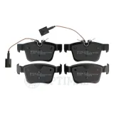 Bremsbelagsatz, Scheibenbremse Hinterachse OPTIMAL BP-12861