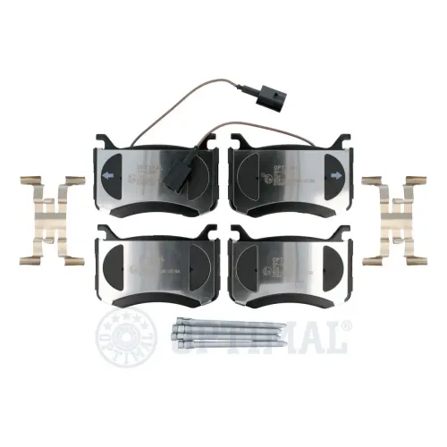 Bremsbelagsatz, Scheibenbremse Vorderachse OPTIMAL BP-12863 Bild Bremsbelagsatz, Scheibenbremse Vorderachse OPTIMAL BP-12863