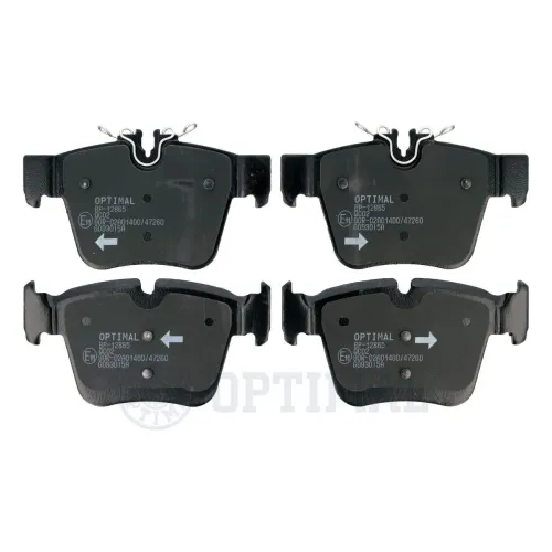 Bremsbelagsatz, Scheibenbremse Hinterachse OPTIMAL BP-12865 Bild Bremsbelagsatz, Scheibenbremse Hinterachse OPTIMAL BP-12865
