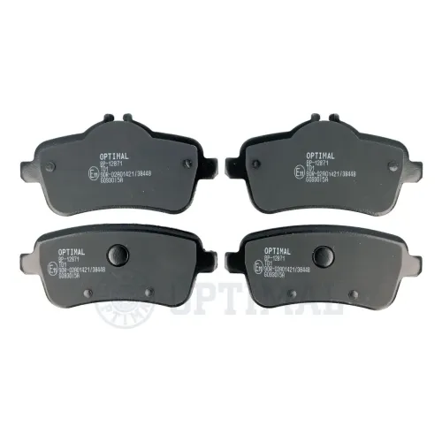 Bremsbelagsatz, Scheibenbremse Hinterachse OPTIMAL BP-12871 Bild Bremsbelagsatz, Scheibenbremse Hinterachse OPTIMAL BP-12871