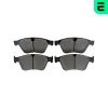 Bremsbelagsatz, Scheibenbremse Vorderachse OPTIMAL BP-12875 Bild Bremsbelagsatz, Scheibenbremse Vorderachse OPTIMAL BP-12875