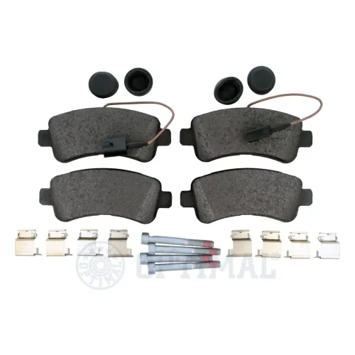 Bremsbelagsatz, Scheibenbremse Hinterachse OPTIMAL BP-12878 Bild Bremsbelagsatz, Scheibenbremse Hinterachse OPTIMAL BP-12878