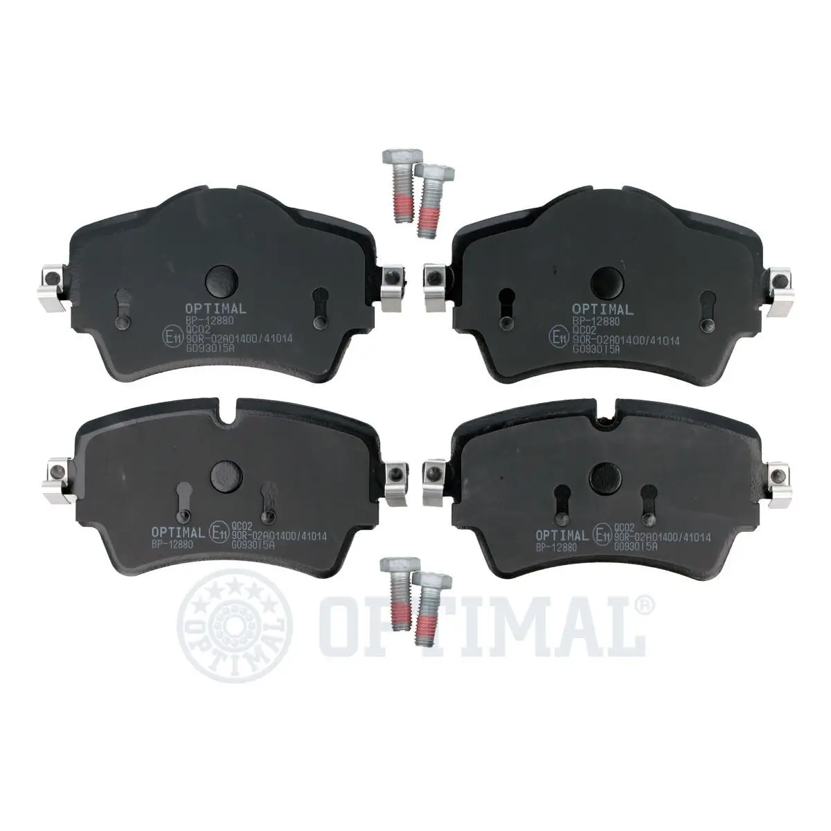 Bremsbelagsatz, Scheibenbremse Vorderachse OPTIMAL BP-12880