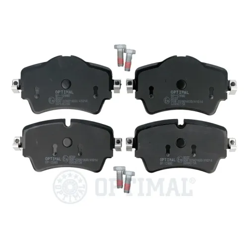 Bremsbelagsatz, Scheibenbremse Vorderachse OPTIMAL BP-12880 Bild Bremsbelagsatz, Scheibenbremse Vorderachse OPTIMAL BP-12880