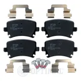 Bremsbelagsatz, Scheibenbremse Hinterachse OPTIMAL BP-12884