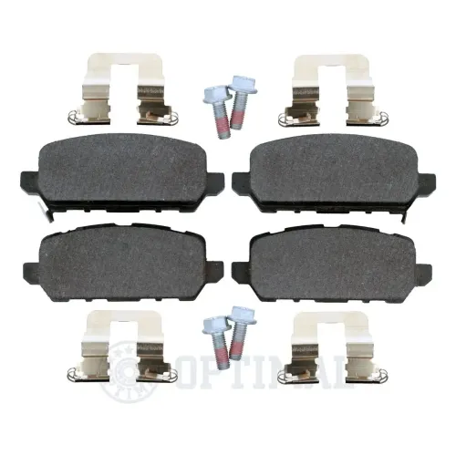 Bremsbelagsatz, Scheibenbremse Hinterachse OPTIMAL BP-12890 Bild Bremsbelagsatz, Scheibenbremse Hinterachse OPTIMAL BP-12890