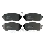 Bremsbelagsatz, Scheibenbremse Vorderachse OPTIMAL BP-12894