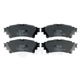 Bremsbelagsatz, Scheibenbremse Hinterachse OPTIMAL BP-12895