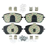 Bremsbelagsatz, Scheibenbremse Vorderachse OPTIMAL BP-12896