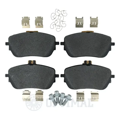 Bremsbelagsatz, Scheibenbremse Vorderachse OPTIMAL BP-12896 Bild Bremsbelagsatz, Scheibenbremse Vorderachse OPTIMAL BP-12896