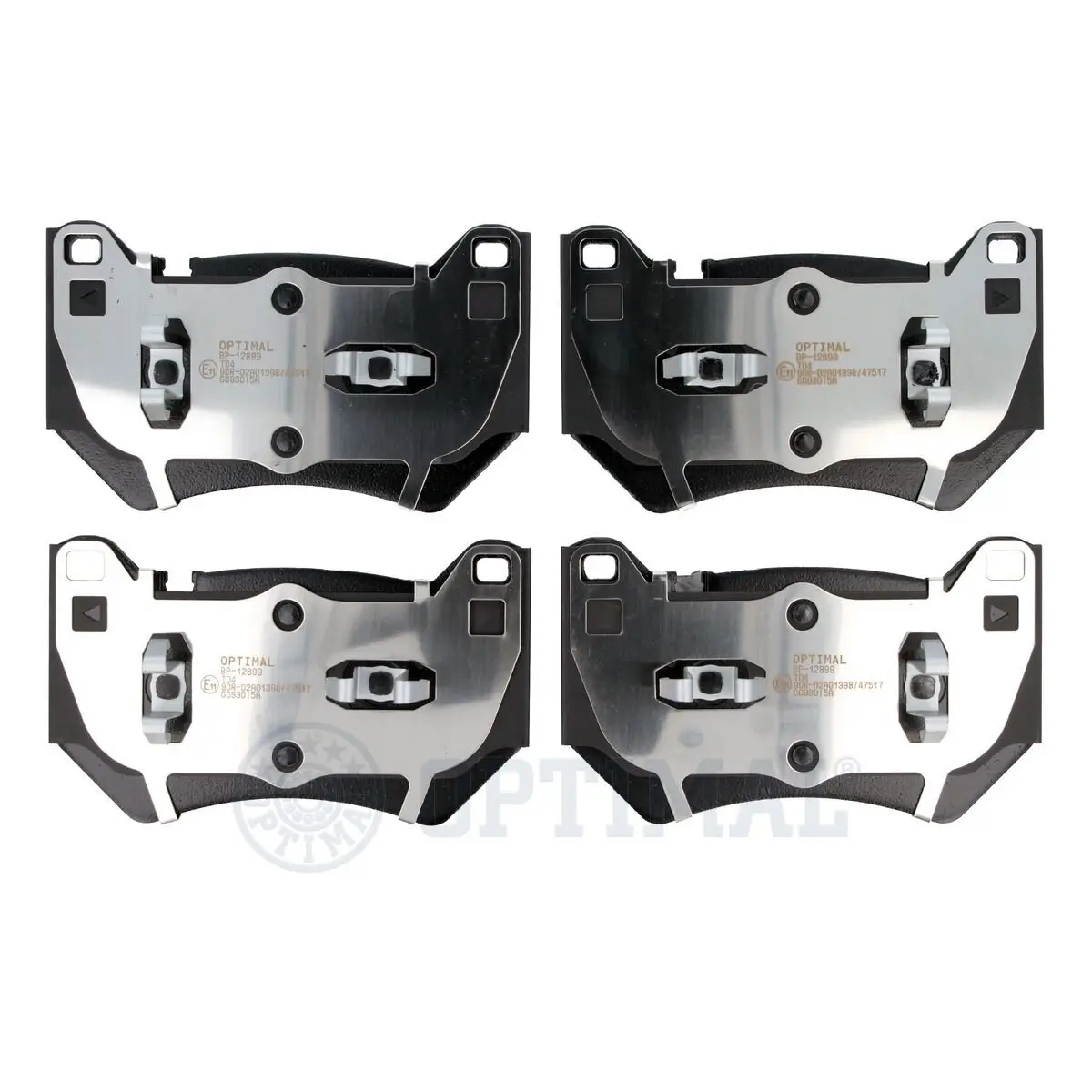 Bremsbelagsatz, Scheibenbremse Vorderachse OPTIMAL BP-12899