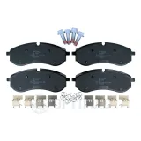 Bremsbelagsatz, Scheibenbremse Hinterachse OPTIMAL BP-12902