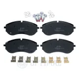 Bremsbelagsatz, Scheibenbremse Vorderachse OPTIMAL BP-12903