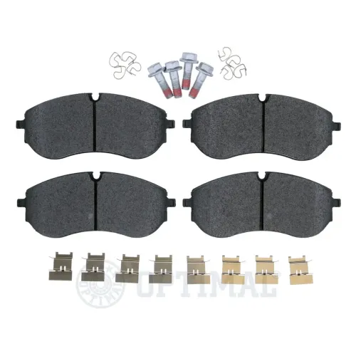 Bremsbelagsatz, Scheibenbremse Vorderachse OPTIMAL BP-12903 Bild Bremsbelagsatz, Scheibenbremse Vorderachse OPTIMAL BP-12903