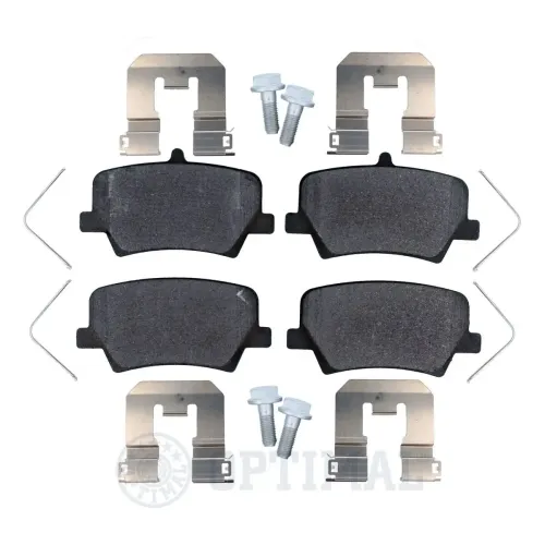 Bremsbelagsatz, Scheibenbremse Hinterachse OPTIMAL BP-12905 Bild Bremsbelagsatz, Scheibenbremse Hinterachse OPTIMAL BP-12905