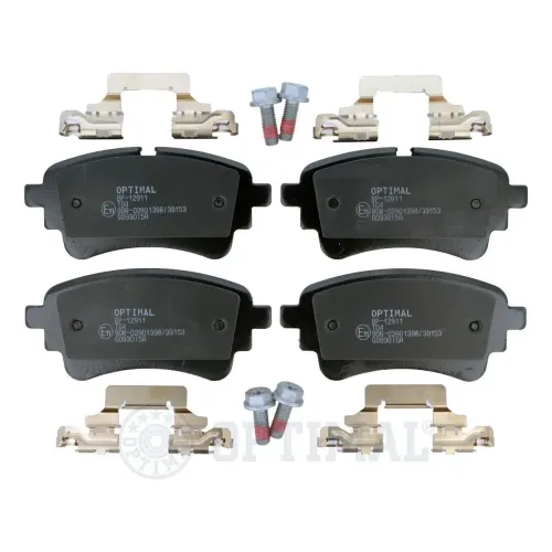 Bremsbelagsatz, Scheibenbremse Hinterachse OPTIMAL BP-12911 Bild Bremsbelagsatz, Scheibenbremse Hinterachse OPTIMAL BP-12911