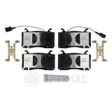 Bremsbelagsatz, Scheibenbremse Vorderachse OPTIMAL BP-12912