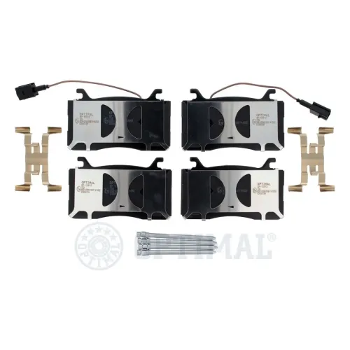 Bremsbelagsatz, Scheibenbremse Vorderachse OPTIMAL BP-12912 Bild Bremsbelagsatz, Scheibenbremse Vorderachse OPTIMAL BP-12912