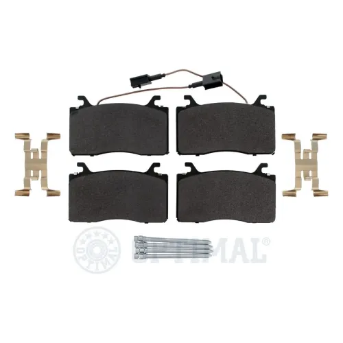 Bremsbelagsatz, Scheibenbremse Vorderachse OPTIMAL BP-12912 Bild Bremsbelagsatz, Scheibenbremse Vorderachse OPTIMAL BP-12912