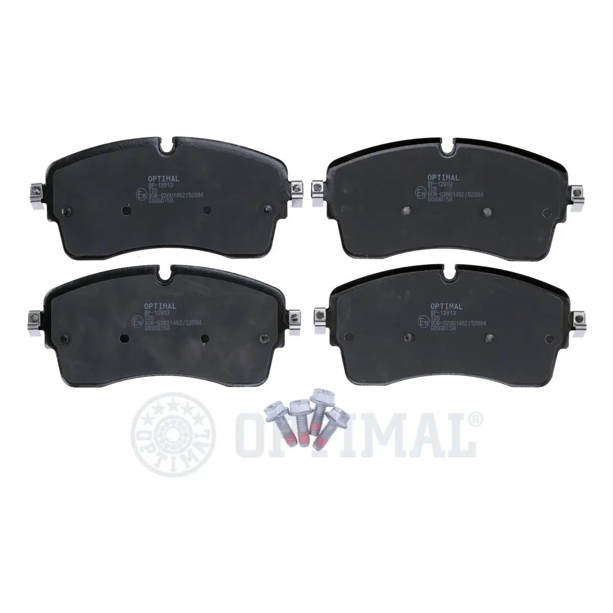 Bremsbelagsatz, Scheibenbremse Vorderachse OPTIMAL BP-12913