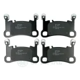 Bremsbelagsatz, Scheibenbremse Hinterachse OPTIMAL BP-12921