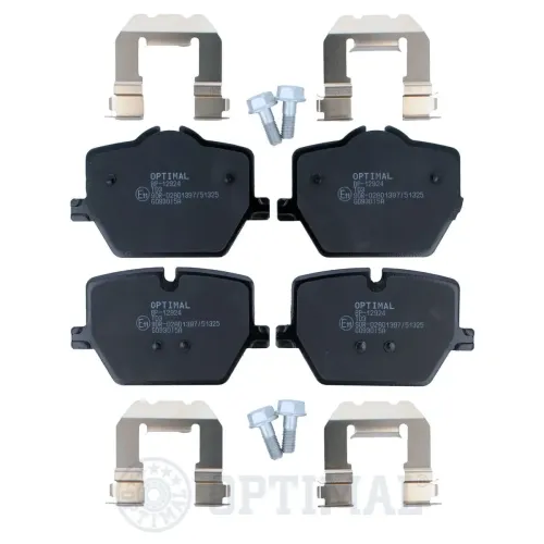 Bremsbelagsatz, Scheibenbremse Hinterachse OPTIMAL BP-12924 Bild Bremsbelagsatz, Scheibenbremse Hinterachse OPTIMAL BP-12924