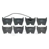 Bremsbelagsatz, Scheibenbremse Vorderachse OPTIMAL BP-12925