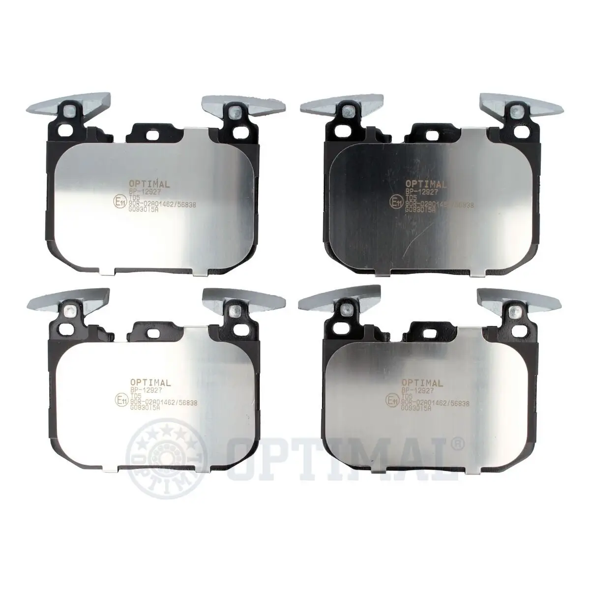 Bremsbelagsatz, Scheibenbremse Vorderachse OPTIMAL BP-12927