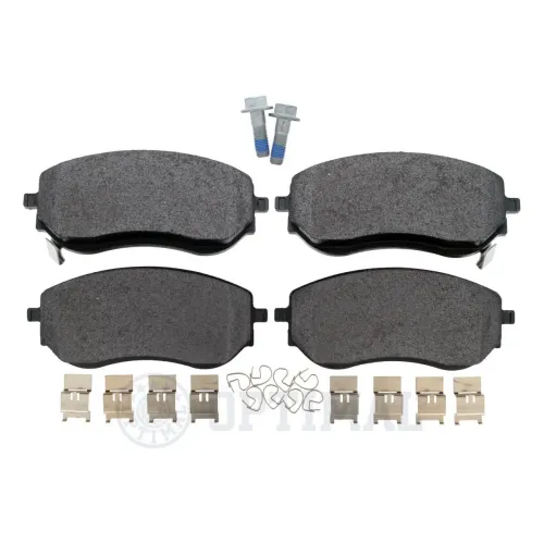 Bremsbelagsatz, Scheibenbremse Vorderachse OPTIMAL BP-12929 Bild Bremsbelagsatz, Scheibenbremse Vorderachse OPTIMAL BP-12929