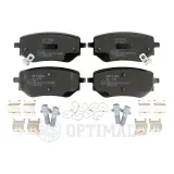 Bremsbelagsatz, Scheibenbremse Hinterachse OPTIMAL BP-12930