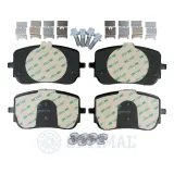 Bremsbelagsatz, Scheibenbremse Vorderachse OPTIMAL BP-12933