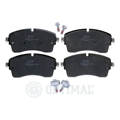 Bremsbelagsatz, Scheibenbremse Vorderachse OPTIMAL BP-12939 Bild Bremsbelagsatz, Scheibenbremse Vorderachse OPTIMAL BP-12939