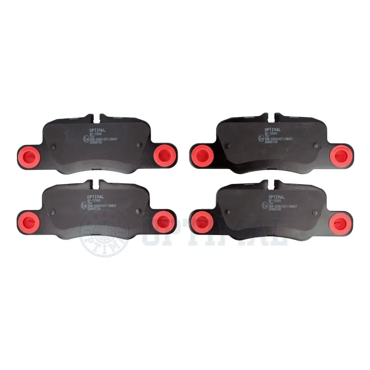 Bremsbelagsatz, Scheibenbremse Hinterachse OPTIMAL BP-12940