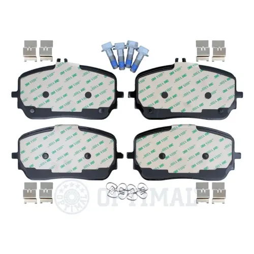 Bremsbelagsatz, Scheibenbremse Vorderachse OPTIMAL BP-12941 Bild Bremsbelagsatz, Scheibenbremse Vorderachse OPTIMAL BP-12941