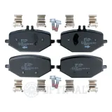 Bremsbelagsatz, Scheibenbremse Hinterachse OPTIMAL BP-12944