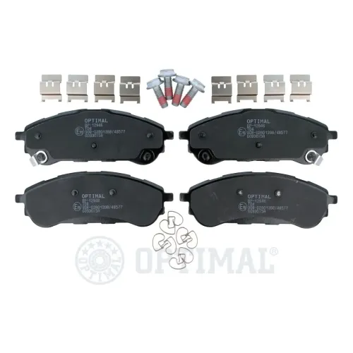 Bremsbelagsatz, Scheibenbremse Hinterachse OPTIMAL BP-12946 Bild Bremsbelagsatz, Scheibenbremse Hinterachse OPTIMAL BP-12946