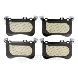 Bremsbelagsatz, Scheibenbremse Vorderachse OPTIMAL BP-12949