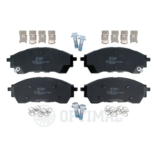Bremsbelagsatz, Scheibenbremse Vorderachse OPTIMAL BP-12950 Bild Bremsbelagsatz, Scheibenbremse Vorderachse OPTIMAL BP-12950
