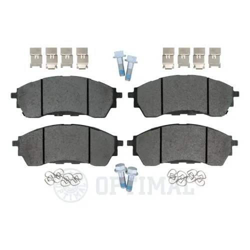 Bremsbelagsatz, Scheibenbremse Vorderachse OPTIMAL BP-12950 Bild Bremsbelagsatz, Scheibenbremse Vorderachse OPTIMAL BP-12950