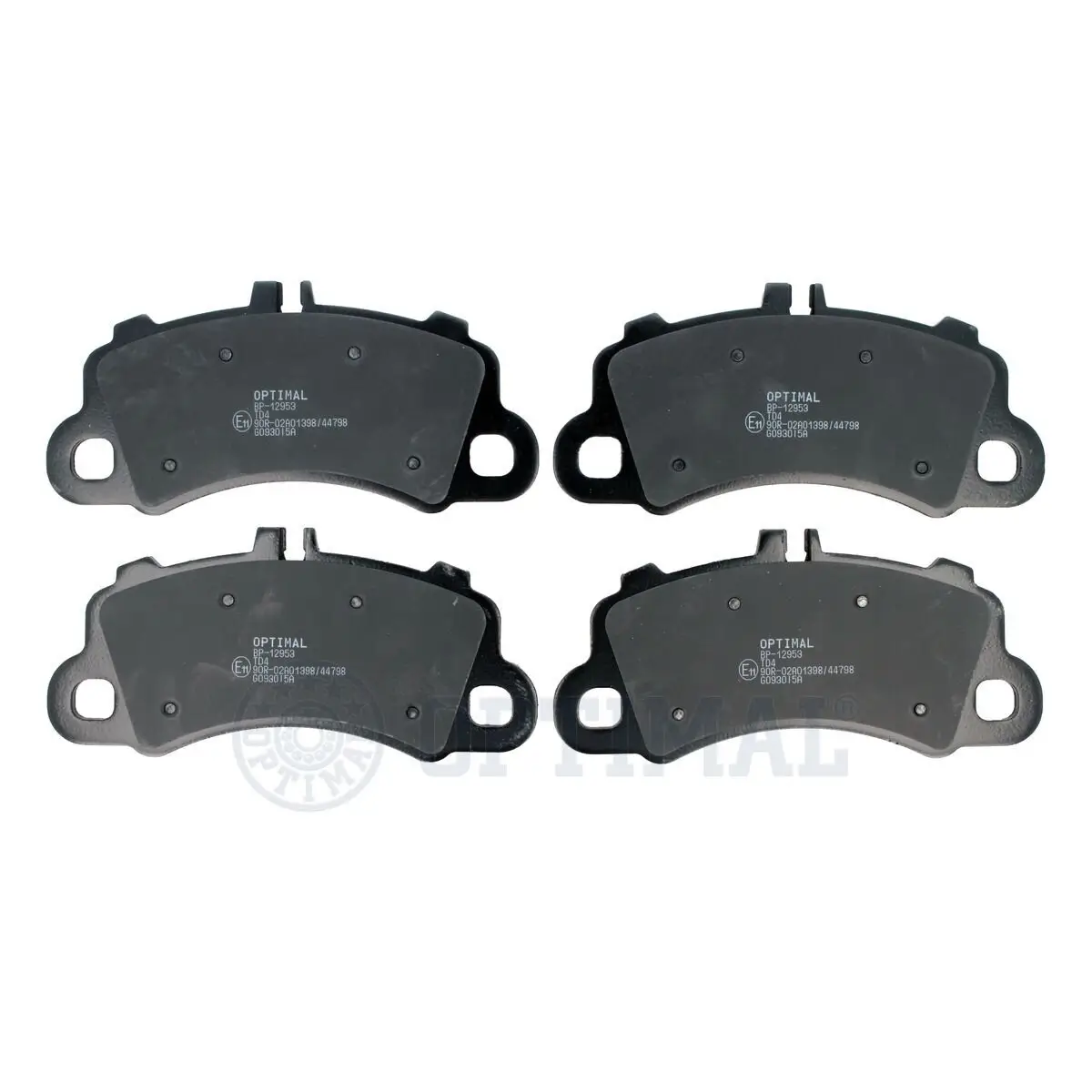 Bremsbelagsatz, Scheibenbremse Vorderachse OPTIMAL BP-12953
