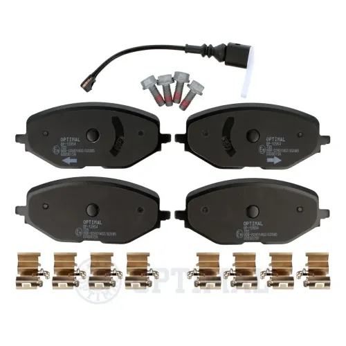 Bremsbelagsatz, Scheibenbremse Vorderachse OPTIMAL BP-12954 Bild Bremsbelagsatz, Scheibenbremse Vorderachse OPTIMAL BP-12954