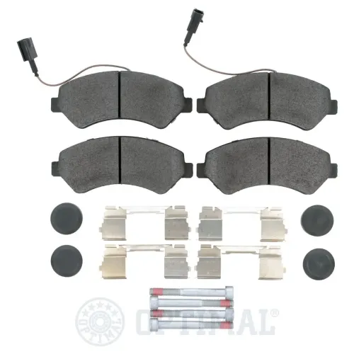 Bremsbelagsatz, Scheibenbremse Vorderachse OPTIMAL BP-12959 Bild Bremsbelagsatz, Scheibenbremse Vorderachse OPTIMAL BP-12959